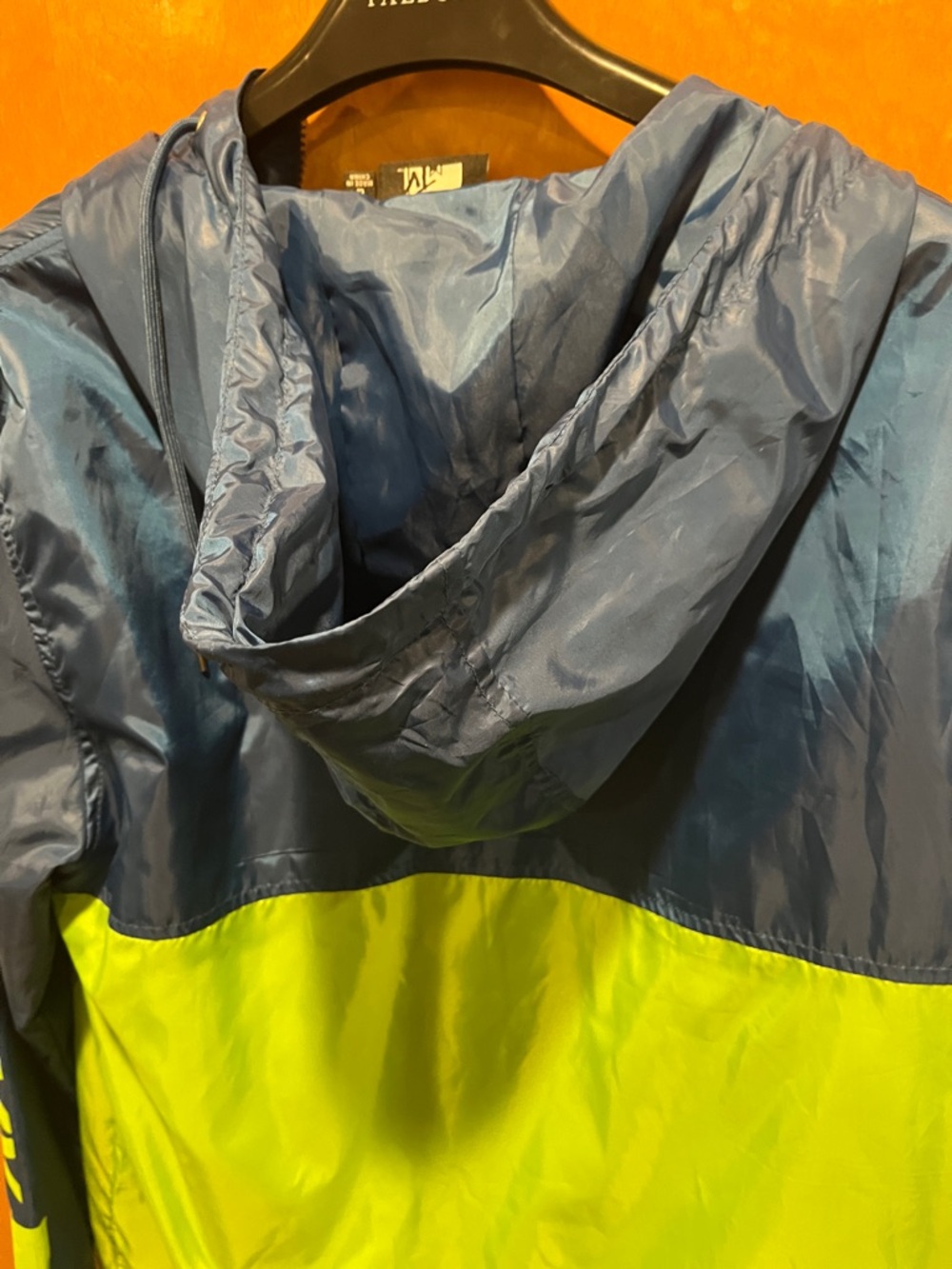 MTV Navy and Lime Colorblock Hooded Pullover Jacket - Picture 8 of 11
